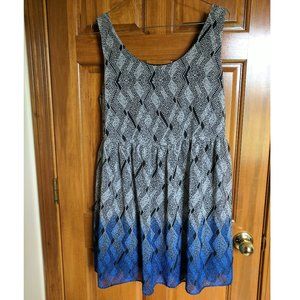 🌺3/$15 Emerald Sundae Gray/Blue Ombré Dress NWOT